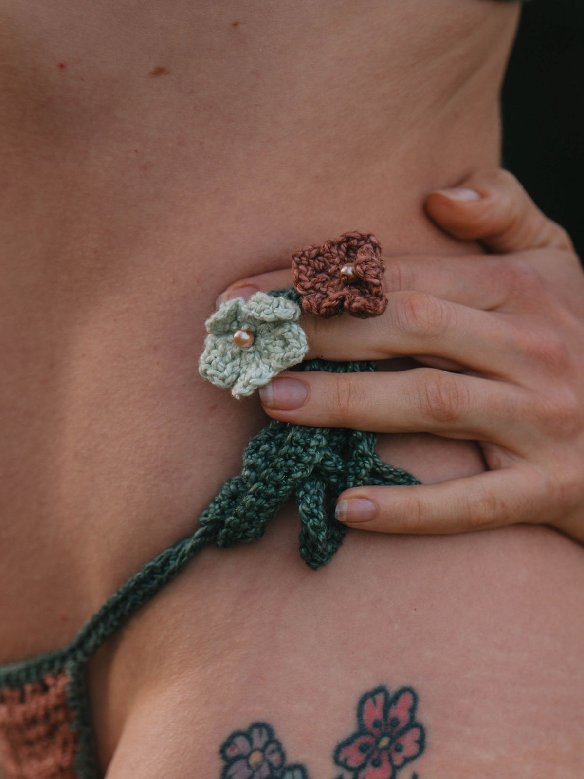 Blossom Field Handmade Crochet Bikini Set