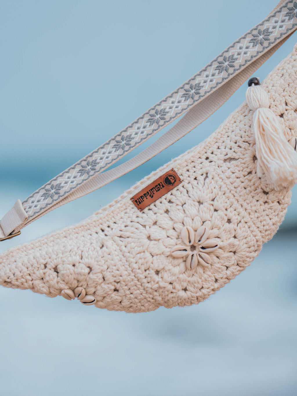 Wild Flower Crochet Crossbody Bag