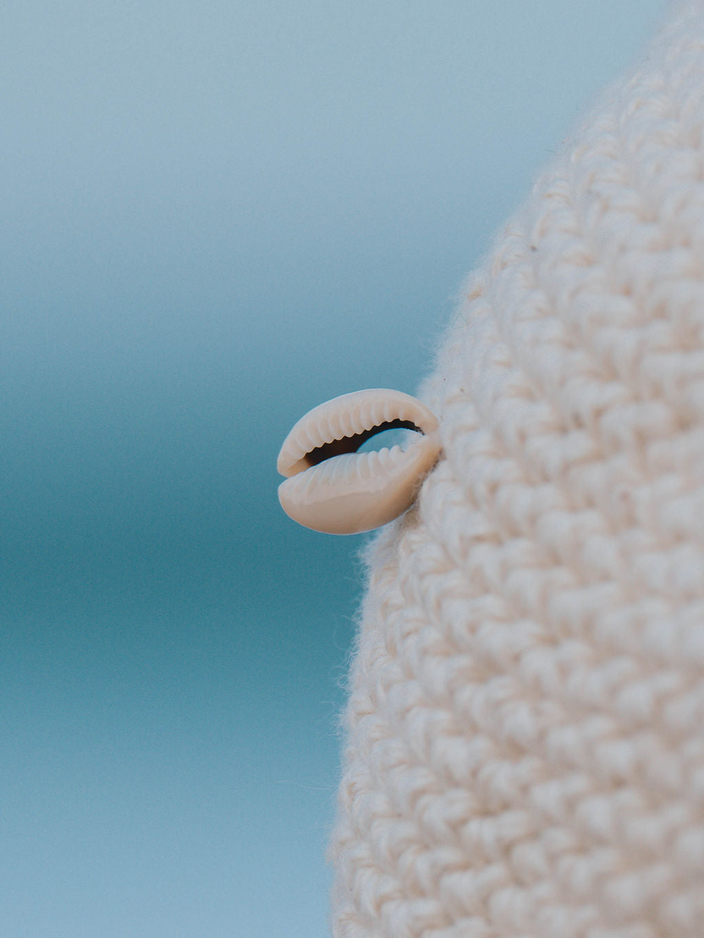 Cowrie Tide Crochet Bucket Hat